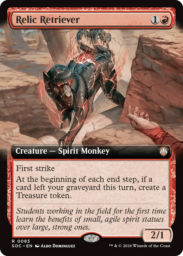 Relic Retriever (Extended Art) [Secrets of Strixhaven Commander] MTG Single Magic: The Gathering  | Multizone: Comics And Games