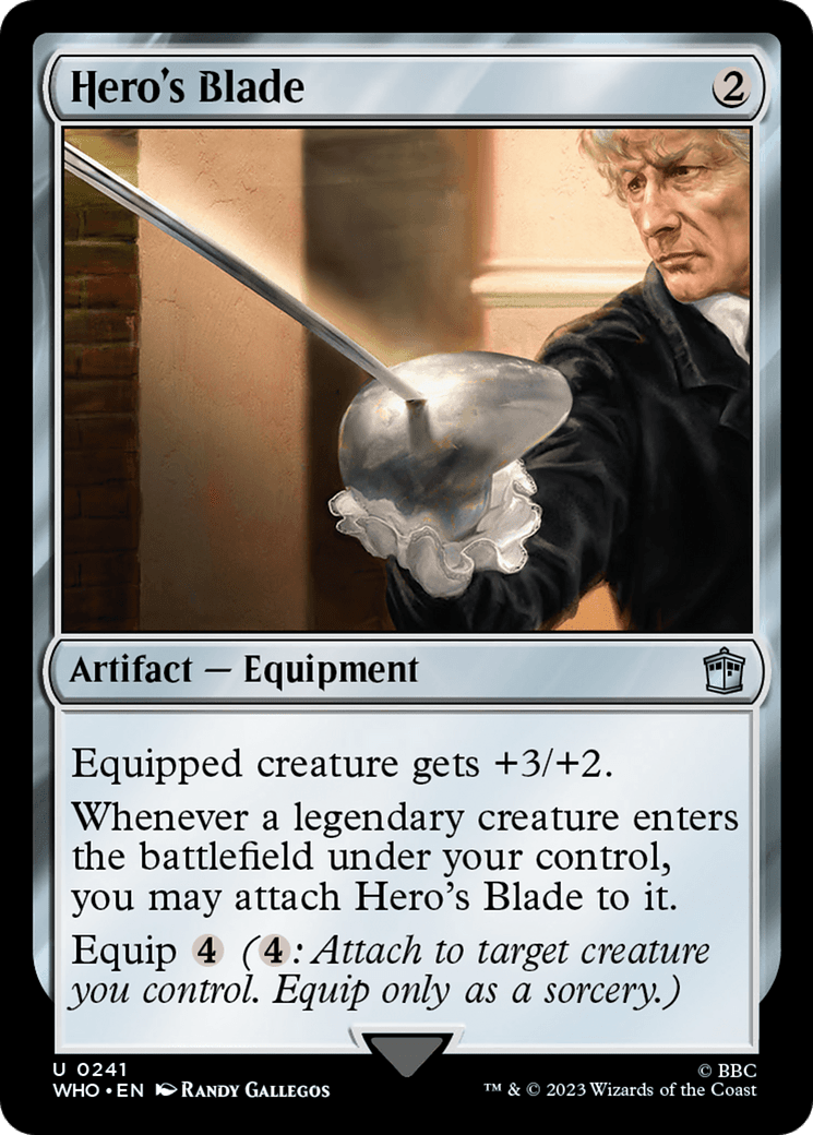 Hero's Blade [Doctor Who] MTG Single Magic: The Gathering  | Multizone: Comics And Games