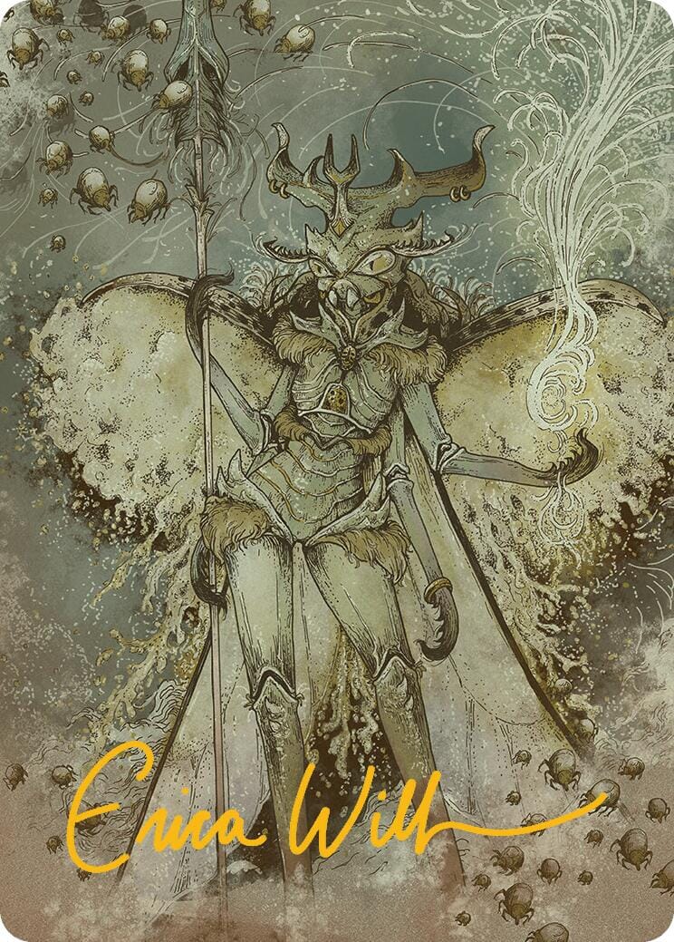 Aatchik, Emerald Radian Art Card (6/54) (Gold-Stamped Signature) [Aetherdrift Art Series] MTG Single Magic: The Gathering  | Multizone: Comics And Games