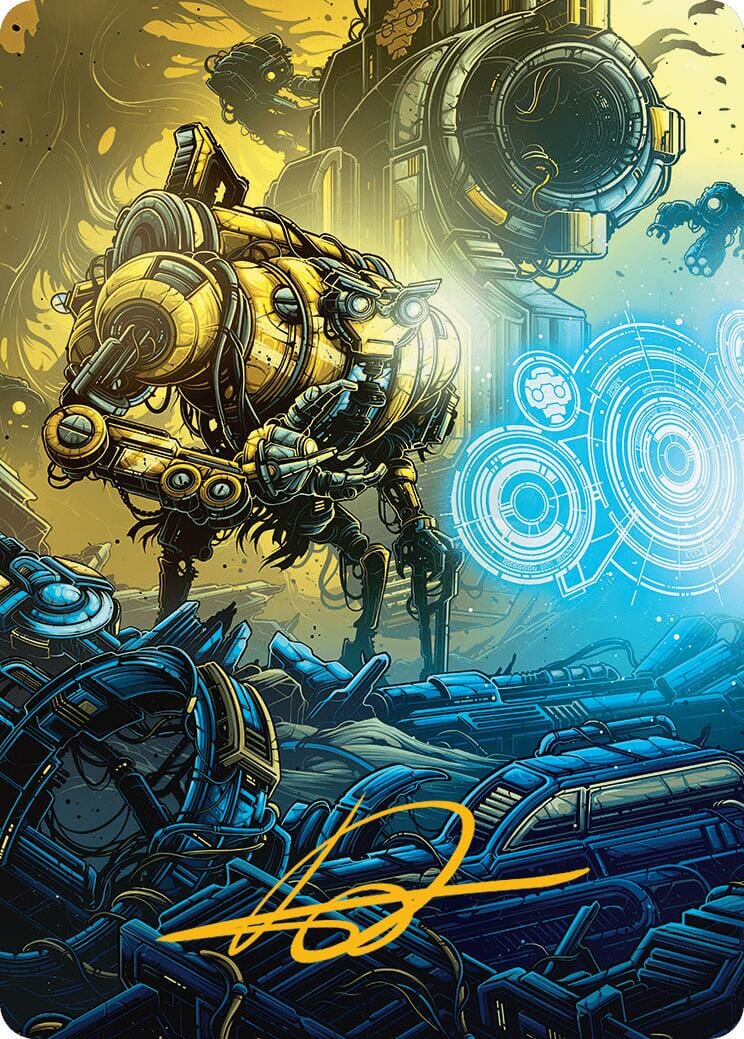 Mendicant Core, Guidelight Art Card (1/54) (Gold-Stamped Signature) [Aetherdrift Art Series] MTG Single Magic: The Gathering  | Multizone: Comics And Games