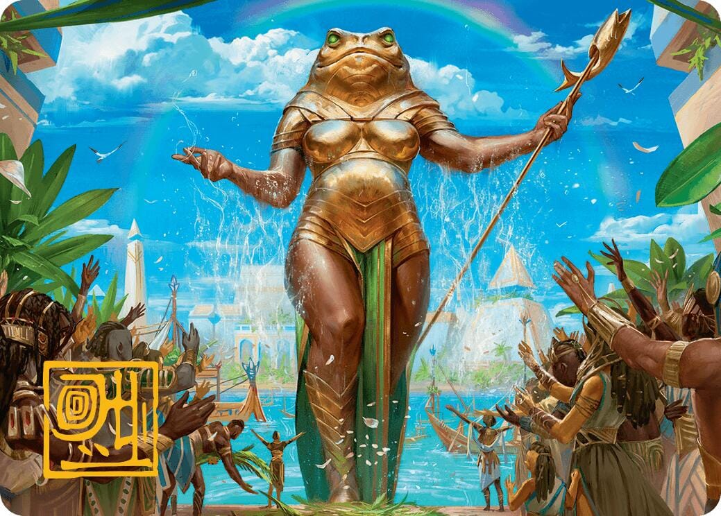 Sab-Sunen, Luxa Embodied Art Card (Gold-Stamped Signature) [Aetherdrift Art Series] MTG Single Magic: The Gathering  | Multizone: Comics And Games