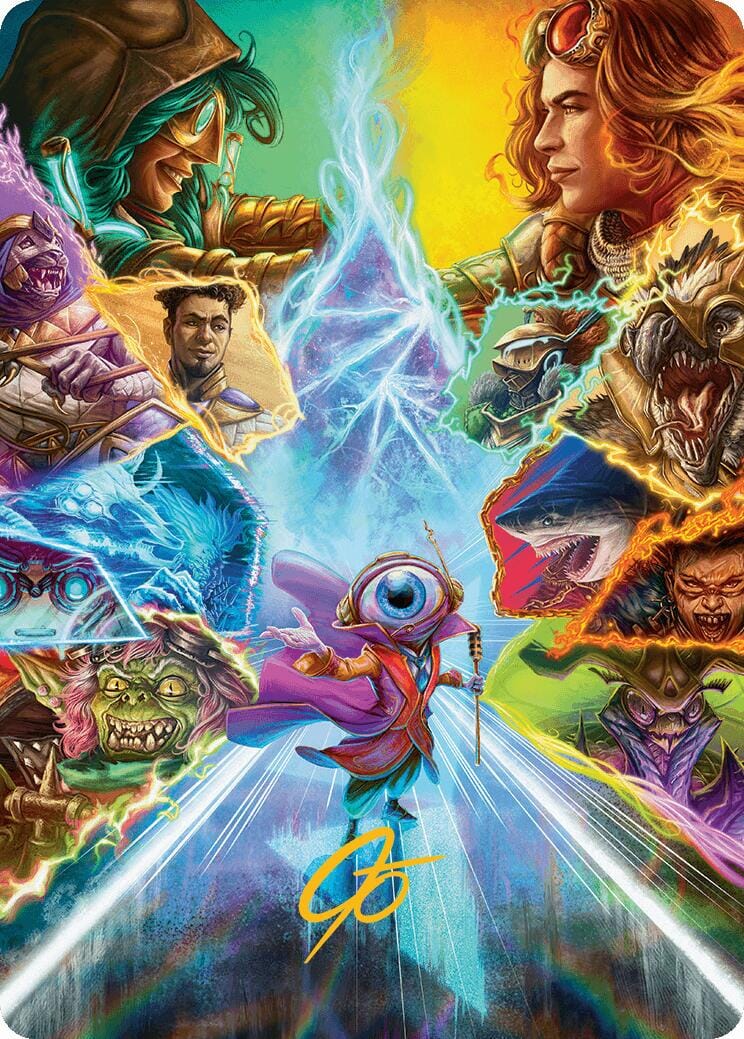 Start Your Engines! Art Card (Gold-Stamped Signature) [Aetherdrift Art Series] MTG Single Magic: The Gathering  | Multizone: Comics And Games