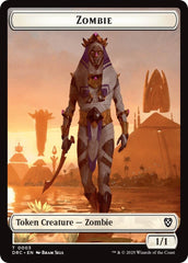 Vizier of Many Faces // Zombie (0003) Double-Sided Token [Aetherdrift Tokens] MTG Single Magic: The Gathering  | Multizone: Comics And Games