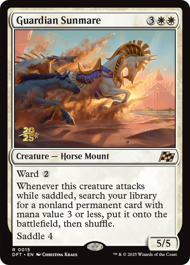 Guardian Sunmare [Aetherdrift Prerelease Promos] MTG Single Magic: The Gathering  | Multizone: Comics And Games
