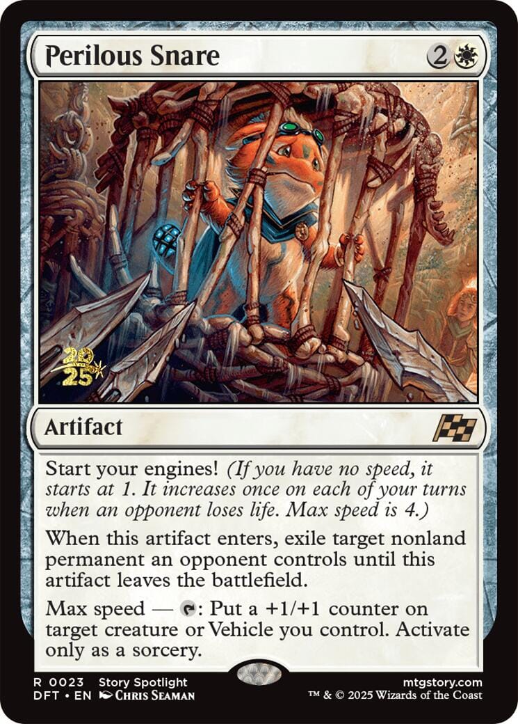 Perilous Snare [Aetherdrift Prerelease Promos] MTG Single Magic: The Gathering  | Multizone: Comics And Games