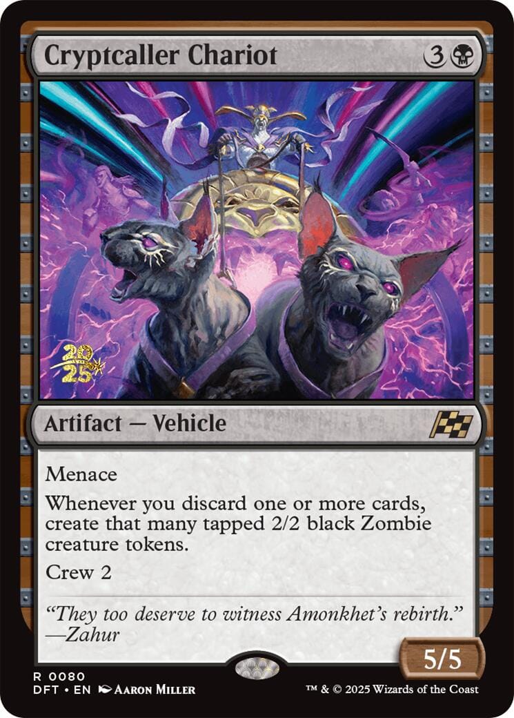 Cryptcaller Chariot [Aetherdrift Prerelease Promos] MTG Single Magic: The Gathering  | Multizone: Comics And Games