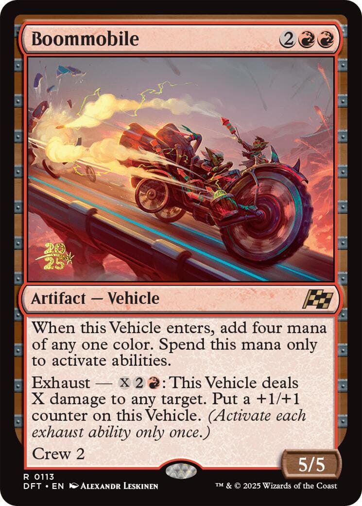 Boommobile [Aetherdrift Prerelease Promos] MTG Single Magic: The Gathering  | Multizone: Comics And Games