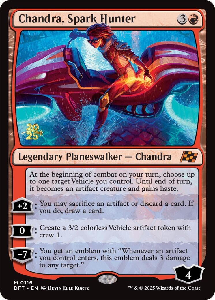 Chandra, Spark Hunter [Aetherdrift Prerelease Promos] MTG Single Magic: The Gathering  | Multizone: Comics And Games