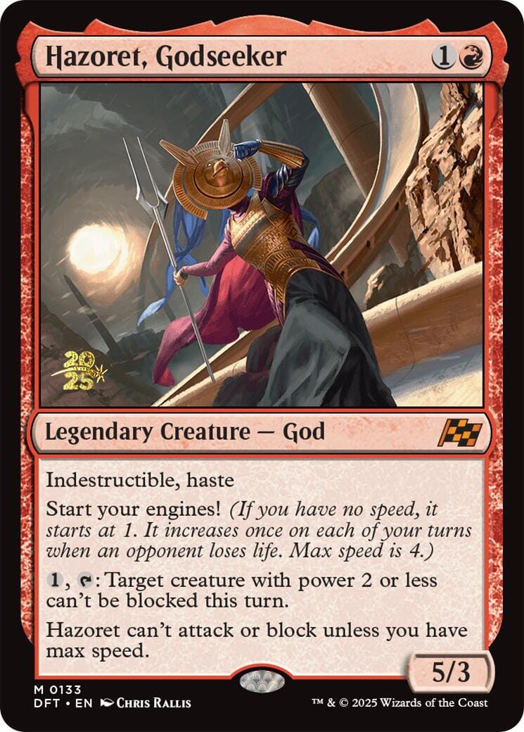 Hazoret, Godseeker [Aetherdrift Prerelease Promos] MTG Single Magic: The Gathering  | Multizone: Comics And Games