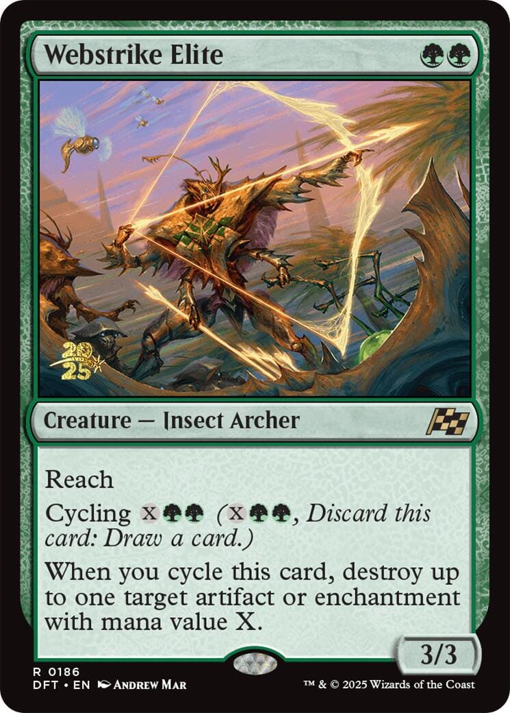 Webstrike Elite [Aetherdrift Prerelease Promos] MTG Single Magic: The Gathering  | Multizone: Comics And Games