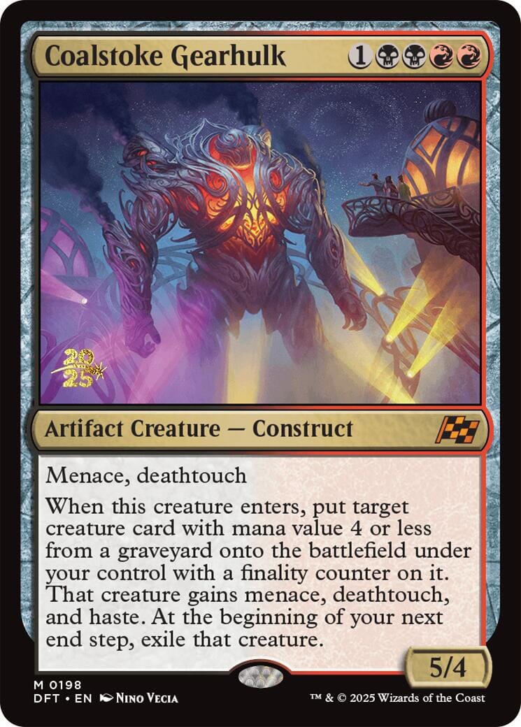 Coalstoke Gearhulk [Aetherdrift Prerelease Promos] MTG Single Magic: The Gathering  | Multizone: Comics And Games
