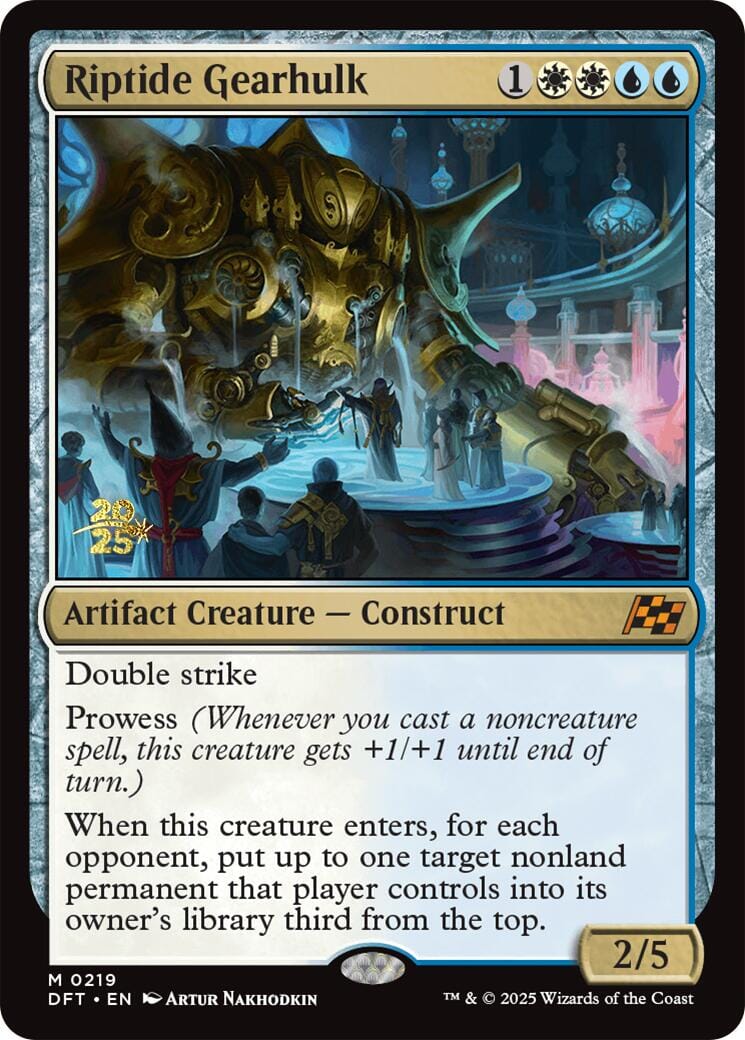 Riptide Gearhulk [Aetherdrift Prerelease Promos] MTG Single Magic: The Gathering  | Multizone: Comics And Games