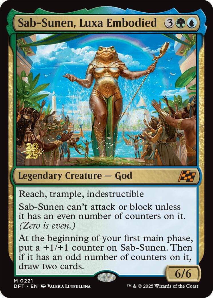 Sab-Sunen, Luxa Embodied [Aetherdrift Prerelease Promos] MTG Single Magic: The Gathering  | Multizone: Comics And Games