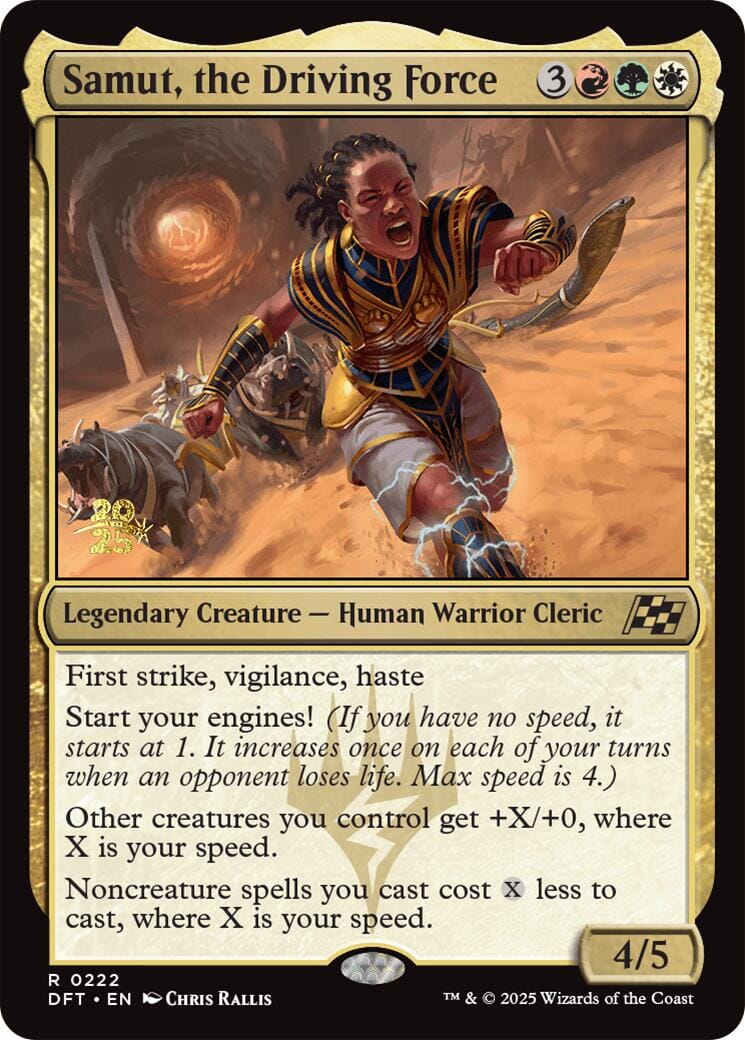 Samut, the Driving Force [Aetherdrift Prerelease Promos] MTG Single Magic: The Gathering  | Multizone: Comics And Games