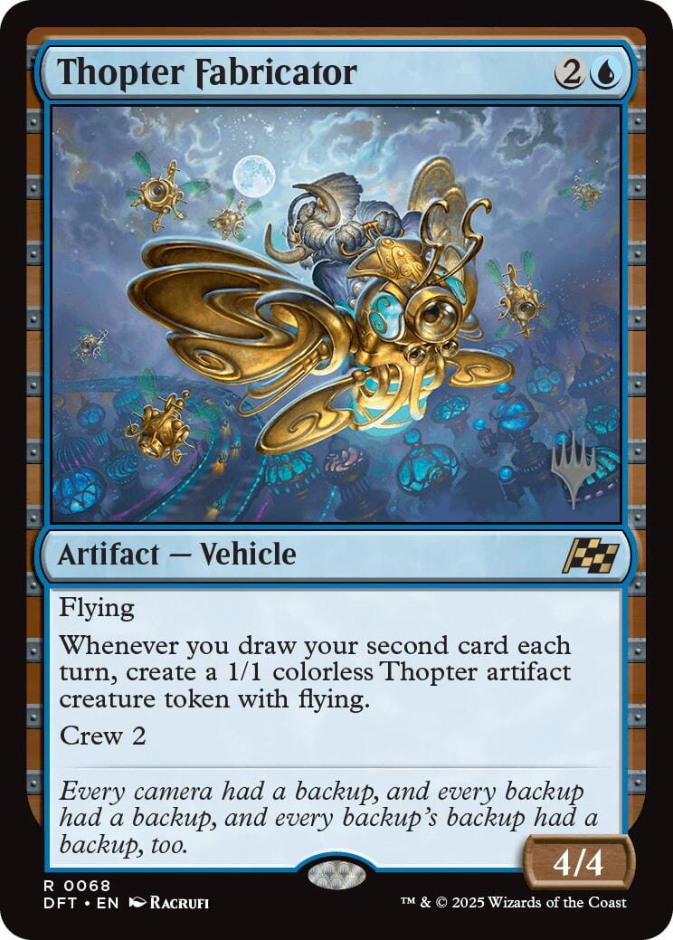 Thopter Fabricator (Promo Pack) [Aetherdrift Promos] MTG Single Magic: The Gathering  | Multizone: Comics And Games
