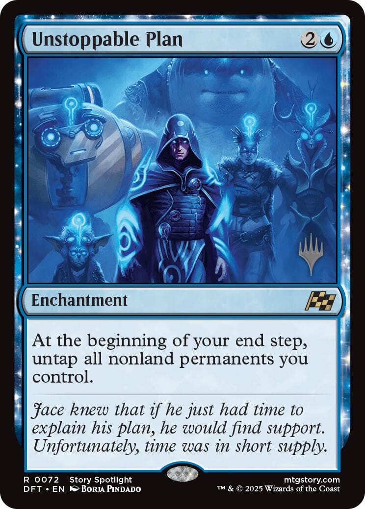 Unstoppable Plan (Promo Pack) [Aetherdrift Promos] MTG Single Magic: The Gathering  | Multizone: Comics And Games