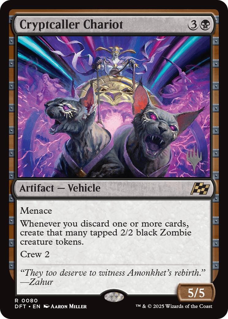 Cryptcaller Chariot (Promo Pack) [Aetherdrift Promos] MTG Single Magic: The Gathering  | Multizone: Comics And Games