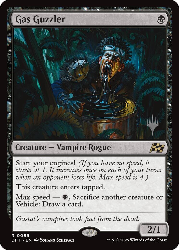 Gas Guzzler (Promo Pack) [Aetherdrift Promos] MTG Single Magic: The Gathering  | Multizone: Comics And Games