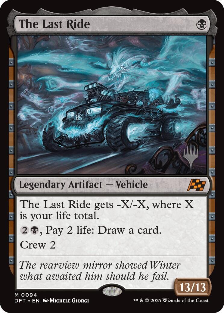 The Last Ride (Promo Pack) [Aetherdrift Promos] MTG Single Magic: The Gathering  | Multizone: Comics And Games
