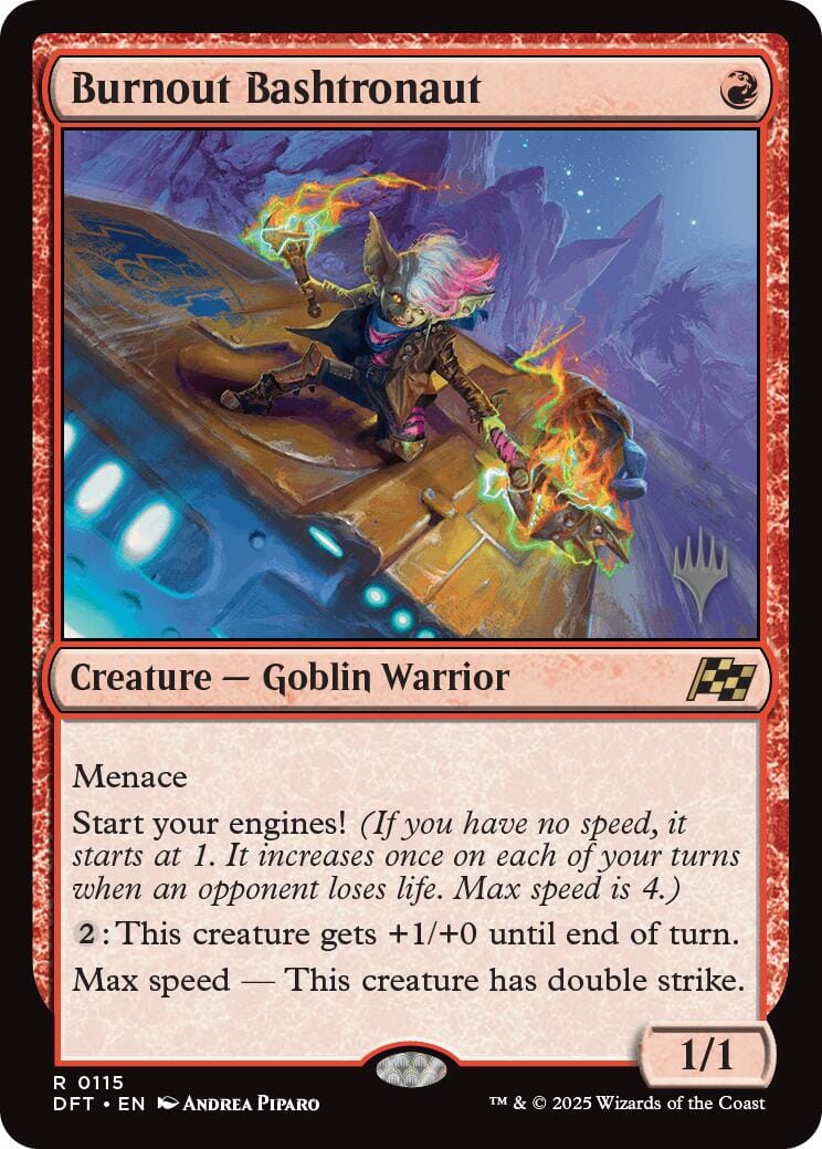 Burnout Bashtronaut (Promo Pack) [Aetherdrift Promos] MTG Single Magic: The Gathering  | Multizone: Comics And Games