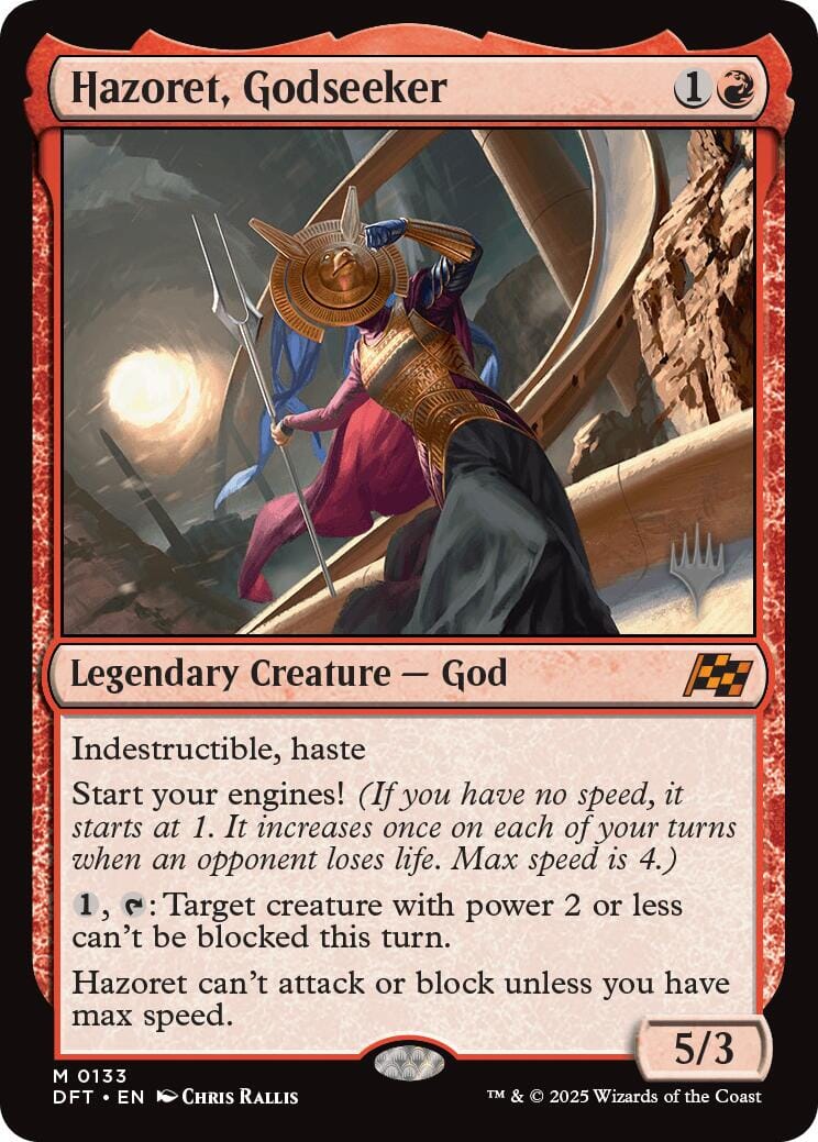 Hazoret, Godseeker (Promo Pack) [Aetherdrift Promos] MTG Single Magic: The Gathering  | Multizone: Comics And Games