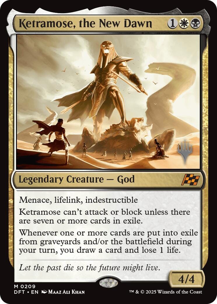 Ketramose, the New Dawn (Promo Pack) [Aetherdrift Promos] MTG Single Magic: The Gathering  | Multizone: Comics And Games