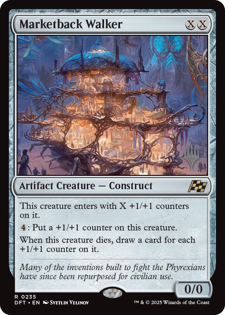 Marketback Walker (Promo Pack) [Aetherdrift Promos] MTG Single Magic: The Gathering  | Multizone: Comics And Games
