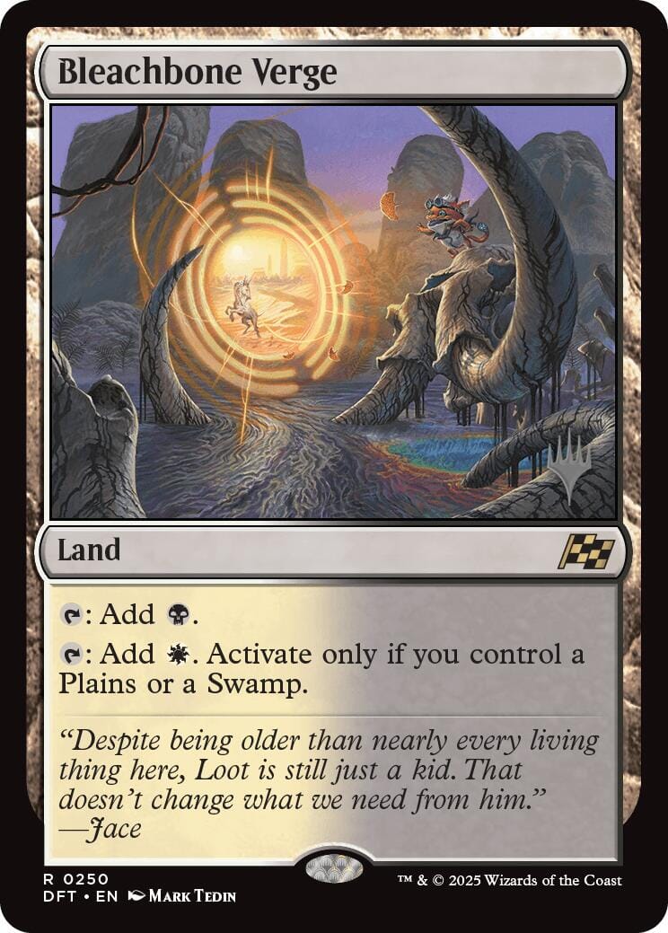 Bleachbone Verge (Promo Pack) [Aetherdrift Promos] MTG Single Magic: The Gathering  | Multizone: Comics And Games