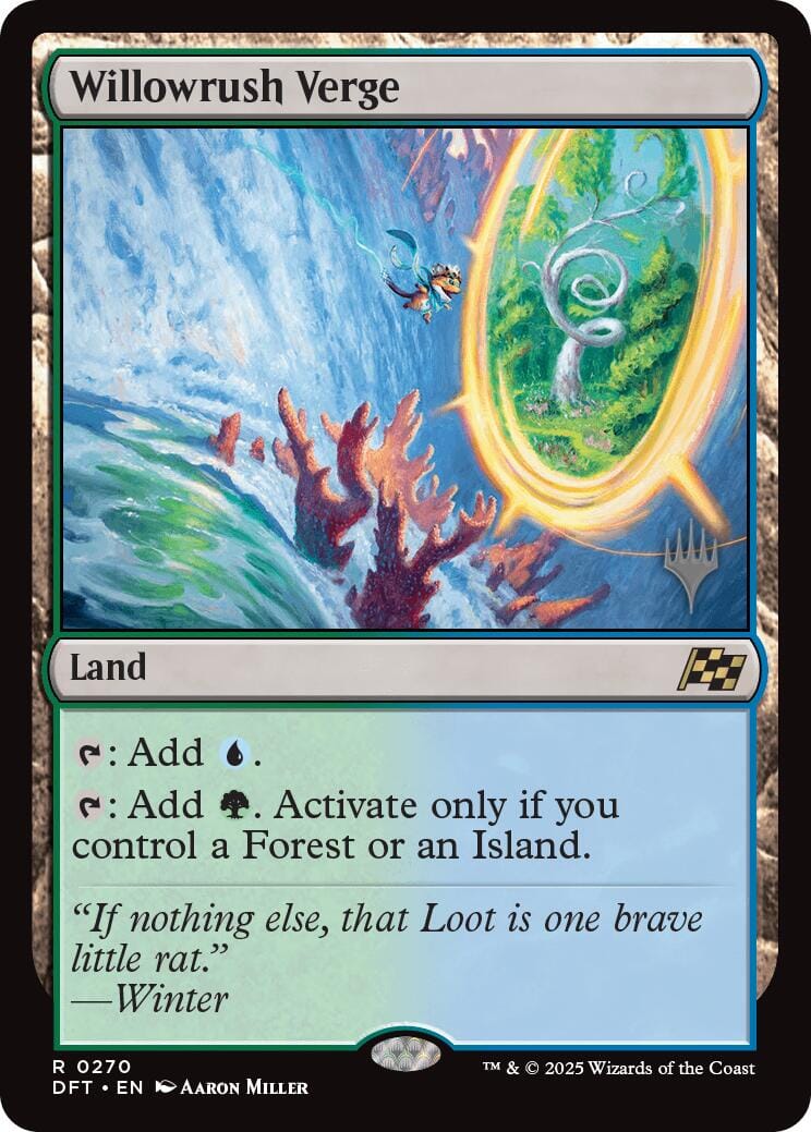 Willowrush Verge (Promo Pack) [Aetherdrift Promos] MTG Single Magic: The Gathering  | Multizone: Comics And Games