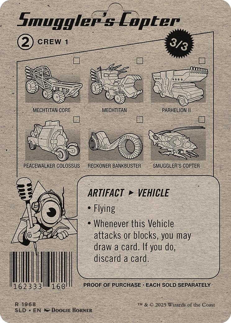 Smuggler's Copter [Secret Lair Drop Series] MTG Single Magic: The Gathering  | Multizone: Comics And Games
