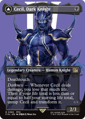 Cecil, Dark Knight // Cecil, Redeemed Paladin (Borderless) [FINAL FANTASY] MTG Single Magic: The Gathering  | Multizone: Comics And Games