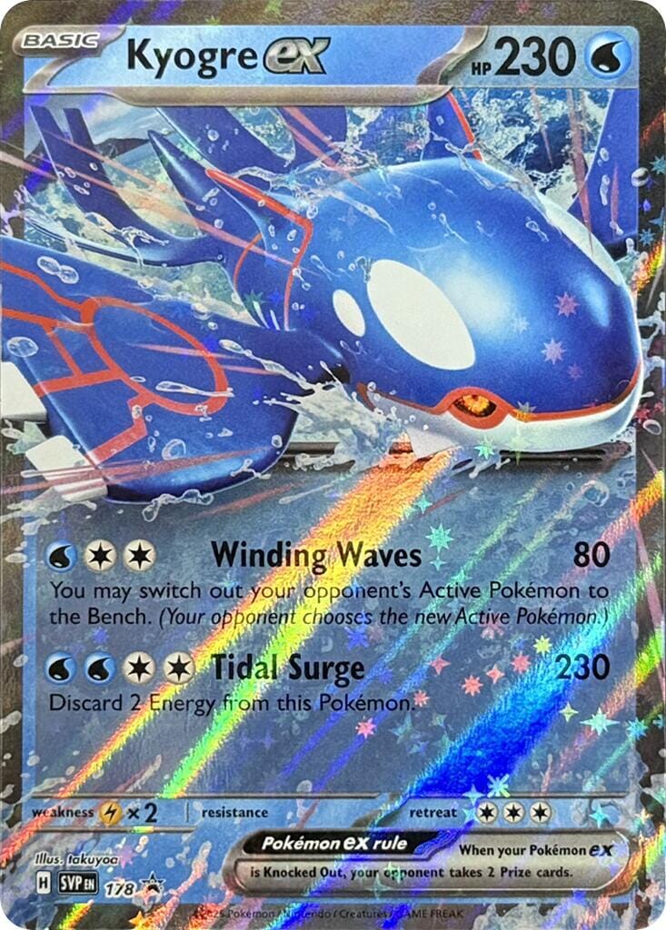 Kyogre ex (178) [Scarlet & Violet: Black Star Promos] Pokemon Single Pokémon  | Multizone: Comics And Games