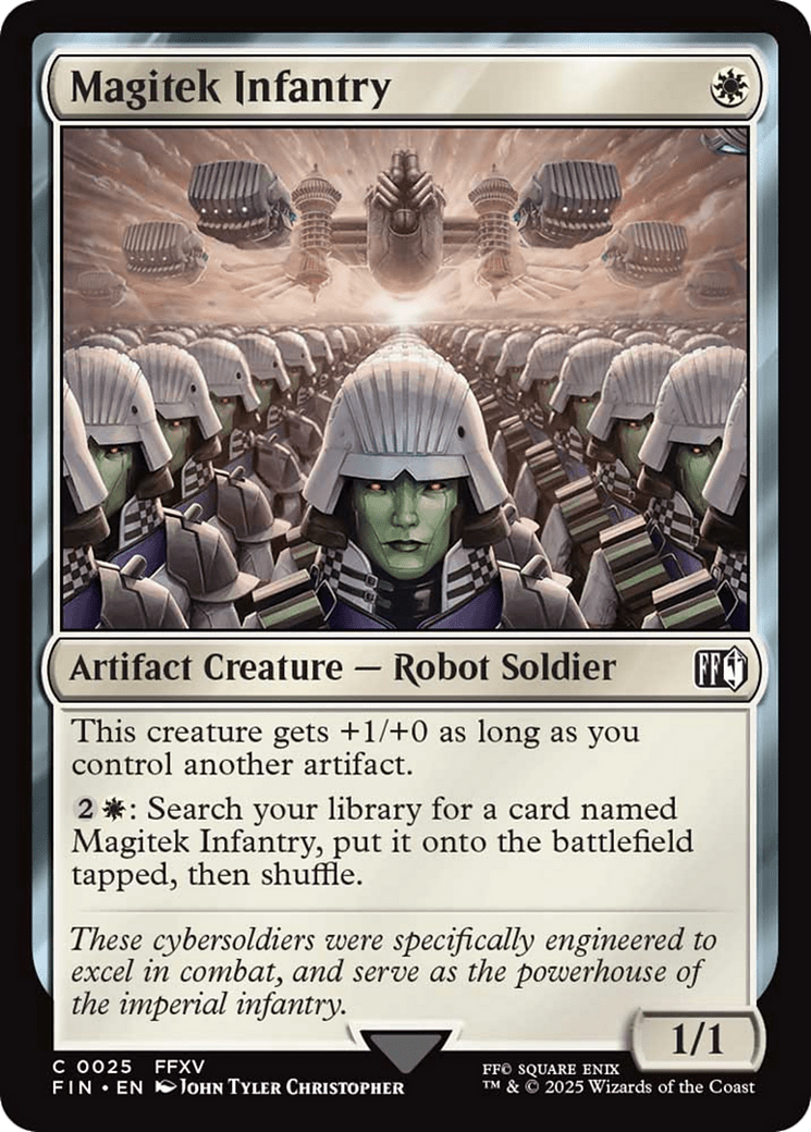 Magitek Infantry [FINAL FANTASY] MTG Single Magic: The Gathering  | Multizone: Comics And Games