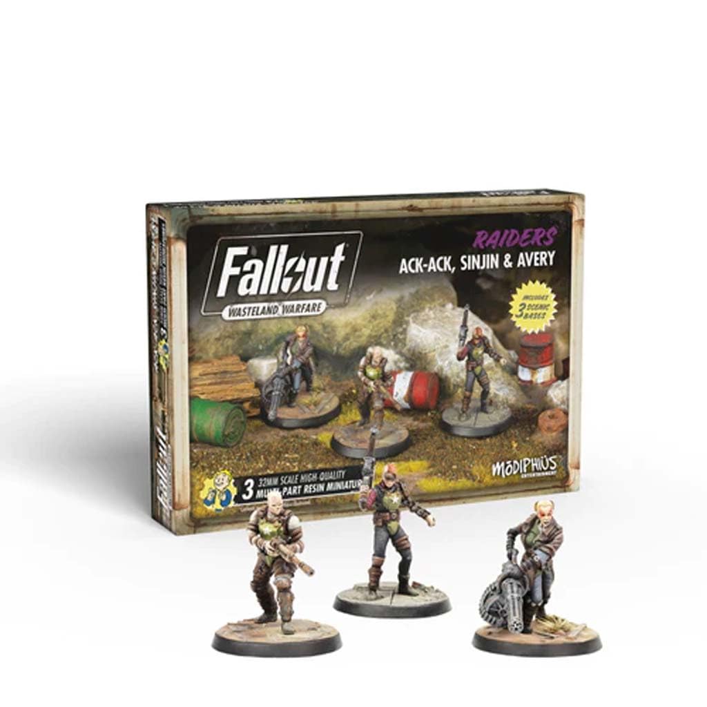 Fallout: Wasteland Warfare - Raiders Ack-Ack, Sinjin & Avery | Multizone: Comics And Games