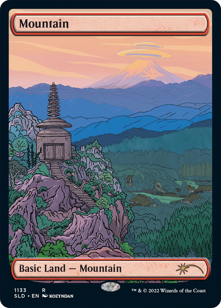 Mountain (1133) (Full-Art) [Secret Lair Drop Series] MTG Single Magic: The Gathering  | Multizone: Comics And Games