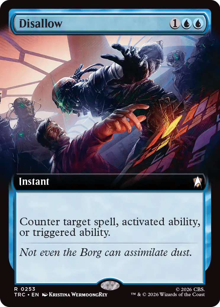 Disallow (Extended Art) [Star Trek Commander] MTG Single Magic: The Gathering  | Multizone: Comics And Games