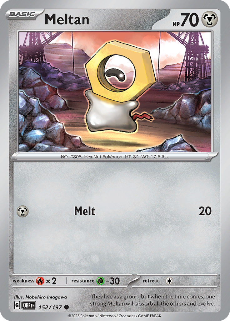 Meltan (152/197) [Scarlet & Violet: Obsidian Flames] | Multizone: Comics And Games