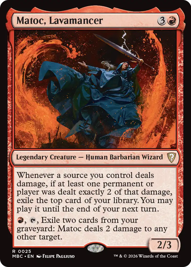 Matoc, Lavamancer [Mystery Booster: Commander Edition] | Multizone: Comics And Games