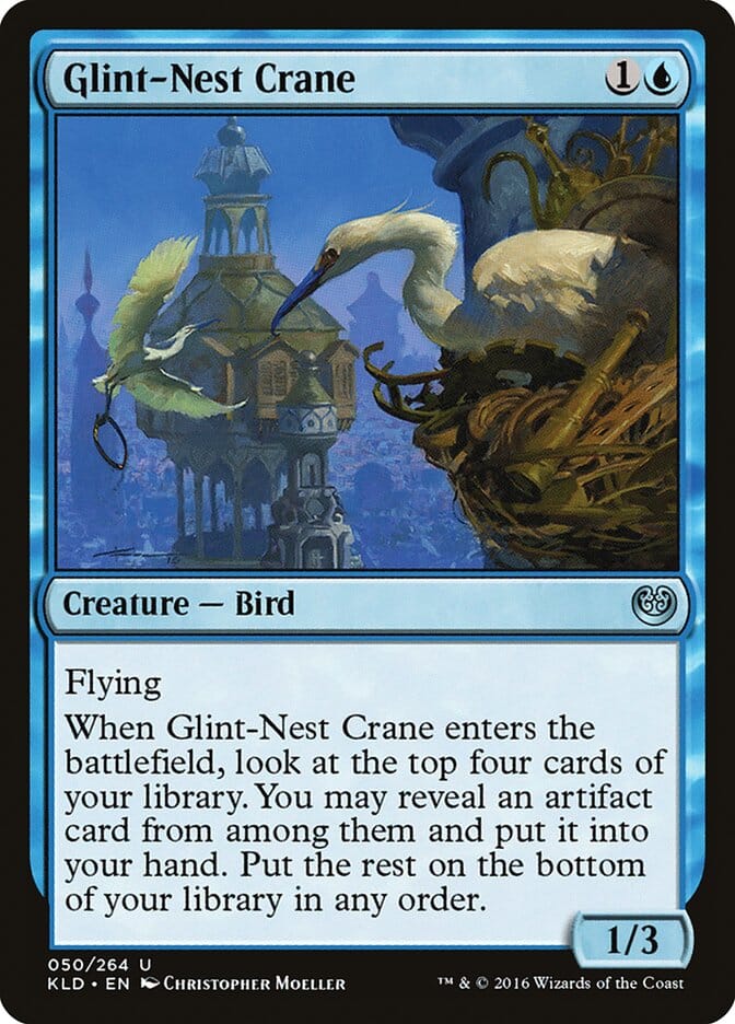 Glint-Nest Crane [Kaladesh] MTG Single Magic: The Gathering  | Multizone: Comics And Games