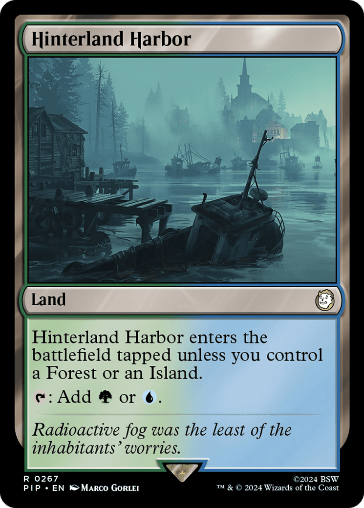 Hinterland Harbor [Fallout] MTG Single Magic: The Gathering  | Multizone: Comics And Games