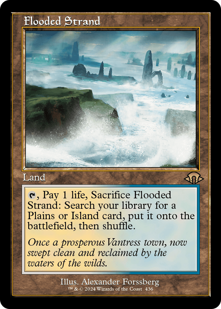 Flooded Strand (Retro) [Modern Horizons 3] MTG Single Magic: The Gathering  | Multizone: Comics And Games