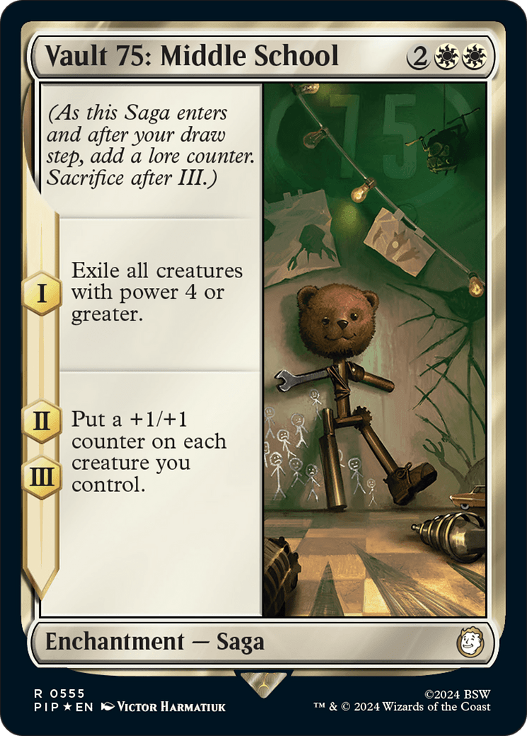 Vault 75: Middle School (Surge Foil) [Fallout] MTG Single Magic: The Gathering  | Multizone: Comics And Games