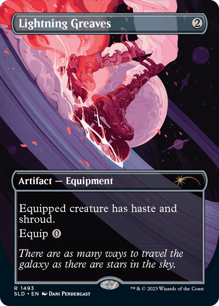 Lightning Greaves (1493) [Secret Lair Drop Series] MTG Single Magic: The Gathering  | Multizone: Comics And Games