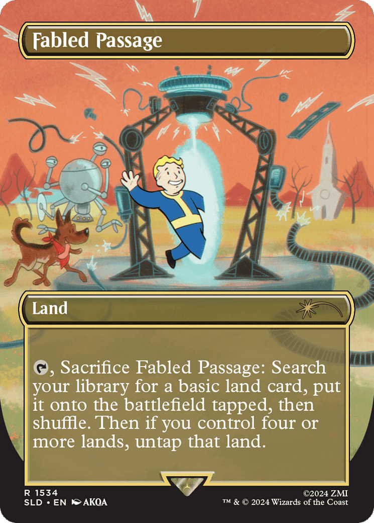 Fabled Passage (1534) (Rainbow Foil) [Secret Lair Drop Series] MTG Single Magic: The Gathering  | Multizone: Comics And Games