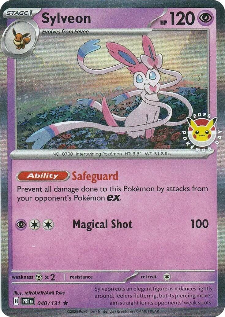 Sylveon (040/131) (Pokemon Day) [Scarlet & Violet: Prismatic Evolutions] Pokemon Single Pokémon  | Multizone: Comics And Games