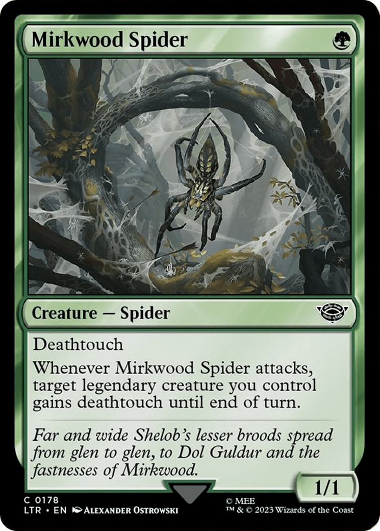 Mirkwood Spider [The Lord of the Rings: Tales of Middle-Earth] MTG Single Magic: The Gathering  | Multizone: Comics And Games