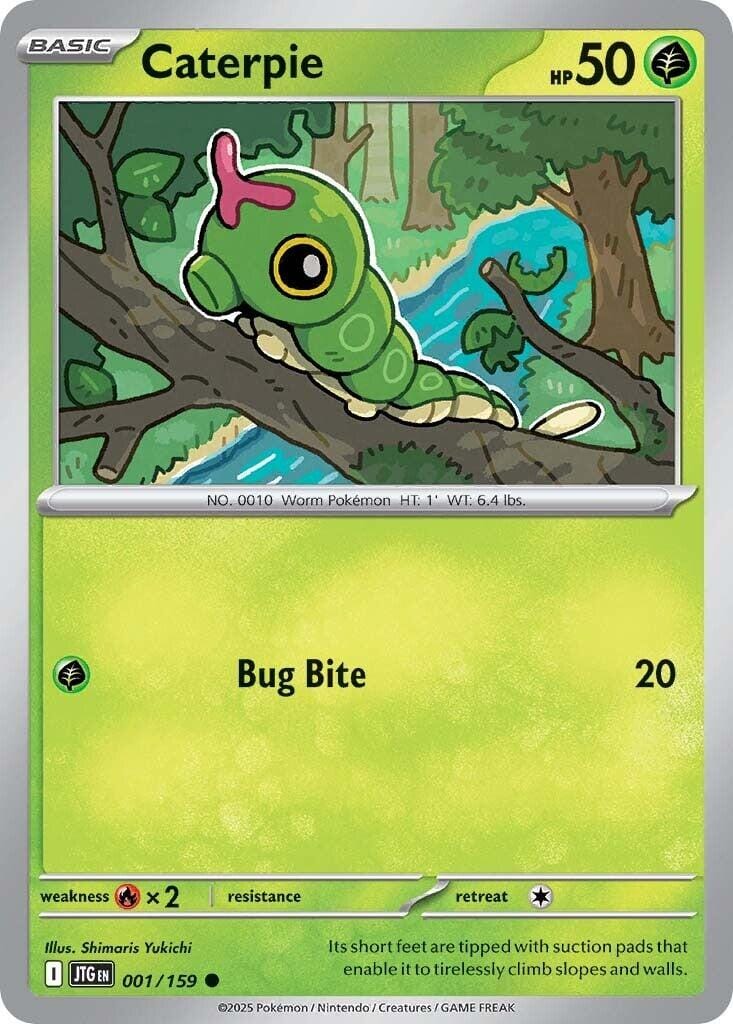 Caterpie (001/159) [Scarlet & Violet: Journey Together] Pokemon Single Pokémon  | Multizone: Comics And Games
