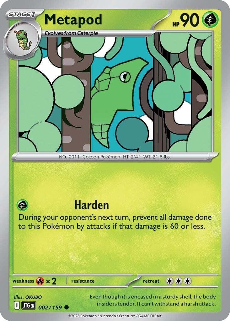 Metapod (002/159) [Scarlet & Violet: Journey Together] Pokemon Single Pokémon  | Multizone: Comics And Games
