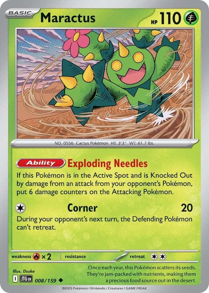 Maractus (008/159) [Scarlet & Violet: Journey Together] Pokemon Single Pokémon  | Multizone: Comics And Games