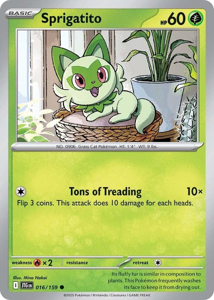 Sprigatito (016/159) [Scarlet & Violet: Journey Together] Pokemon Single Pokémon  | Multizone: Comics And Games